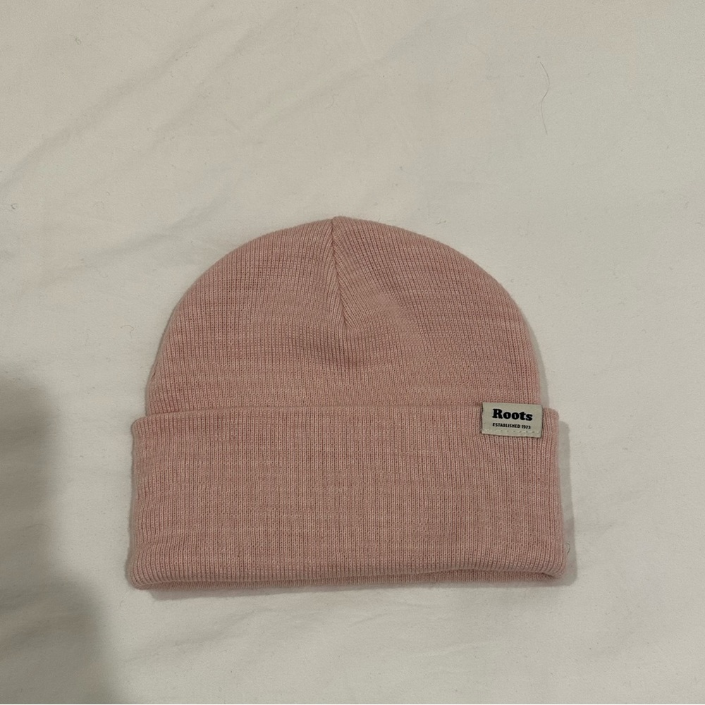 Roots Pink Beanie